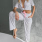 Chic & Bequem – Komfort-Loungewear-Set mit leichtem Stoff und verstellbarer Passform
