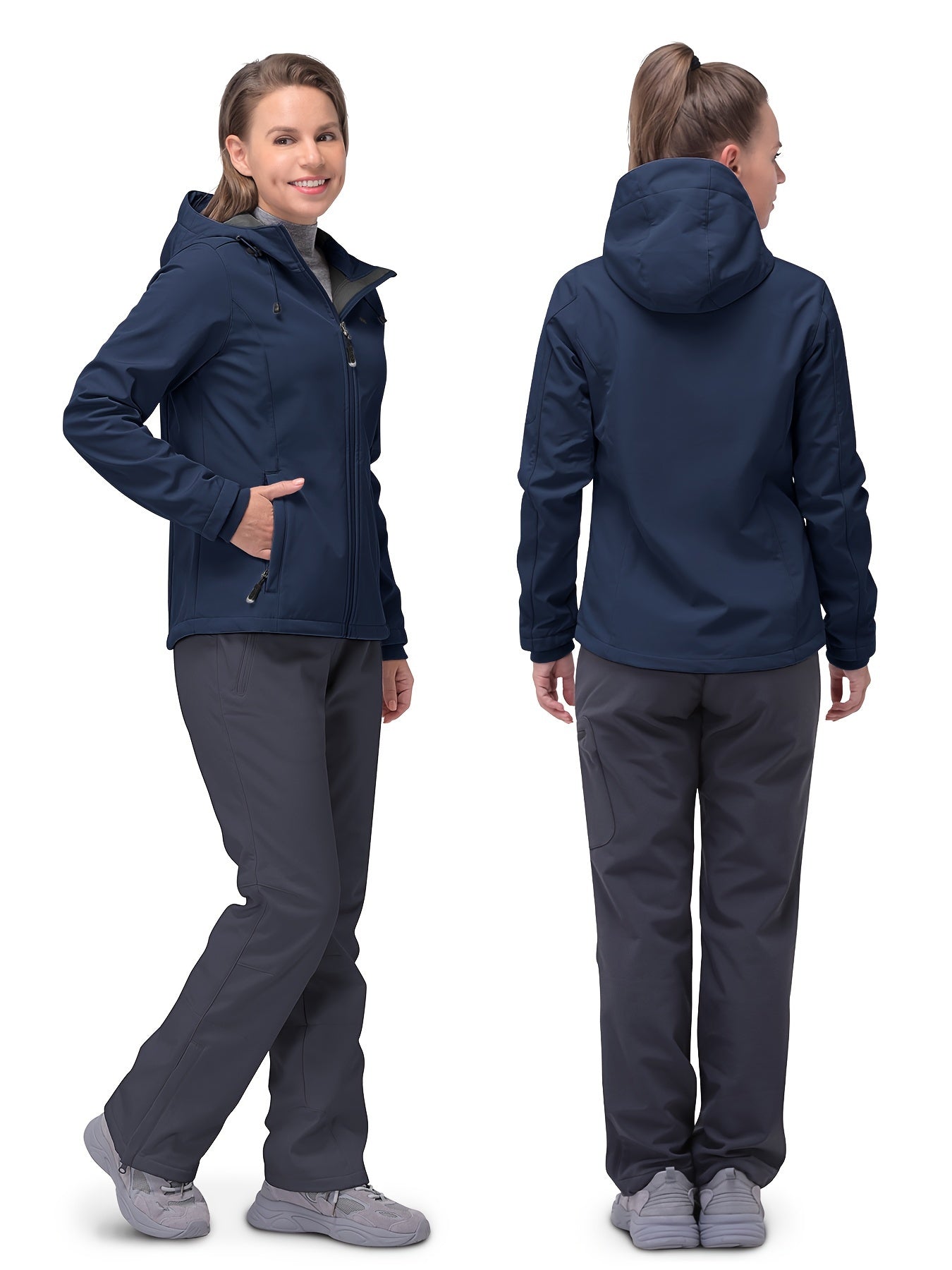 Winddichte Softshell-Jacke speziell für Damen