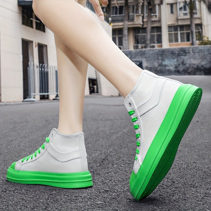 Stylische High-Top Canvas-Sneaker mit Schnürung - Felix
