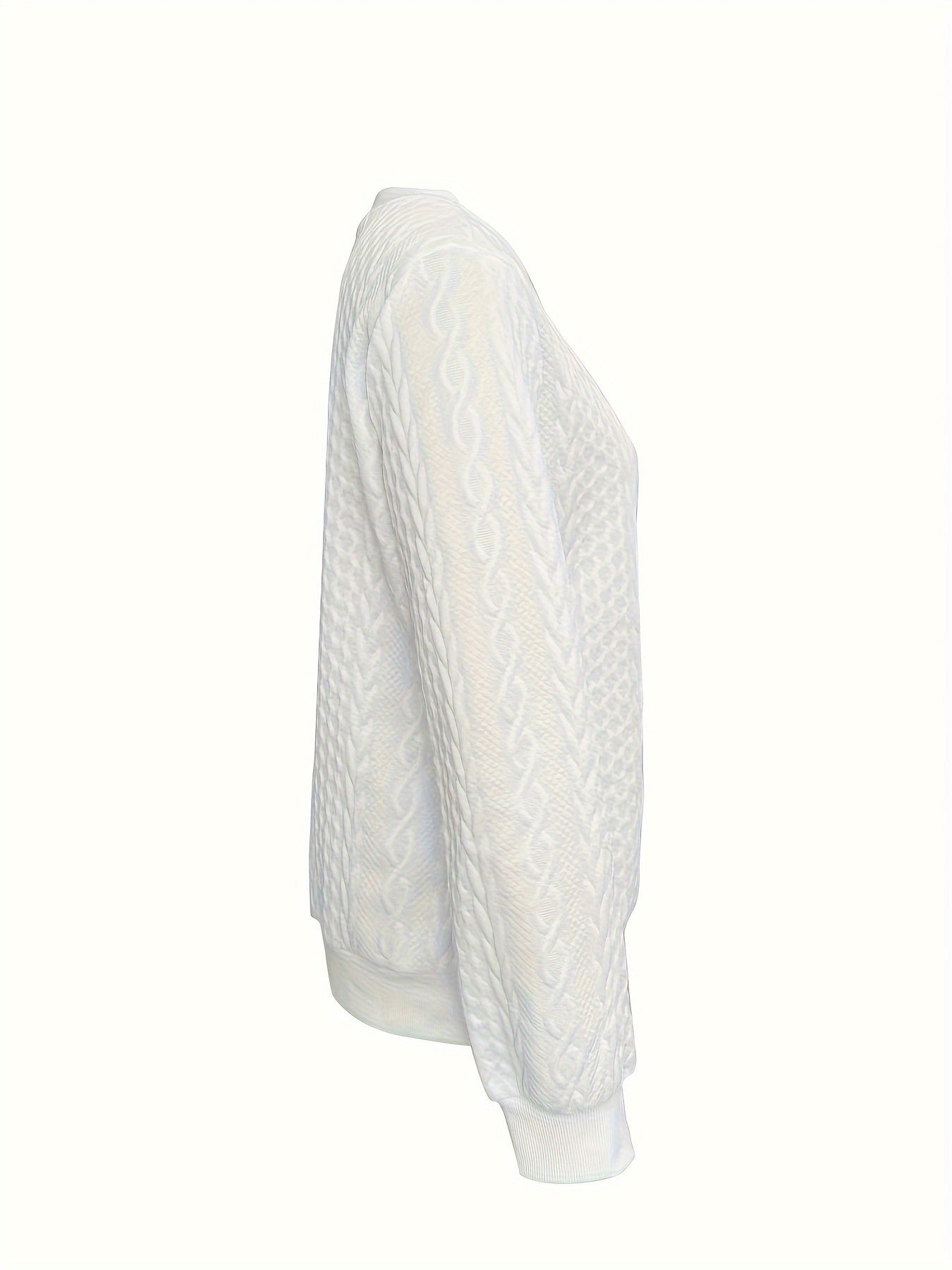 Zip-Up Jacke für Frauen mit strukturierter Oberfläche