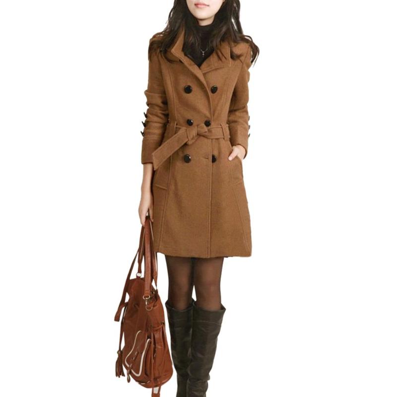 Wolltrenchcoat für elegante Winterlooks