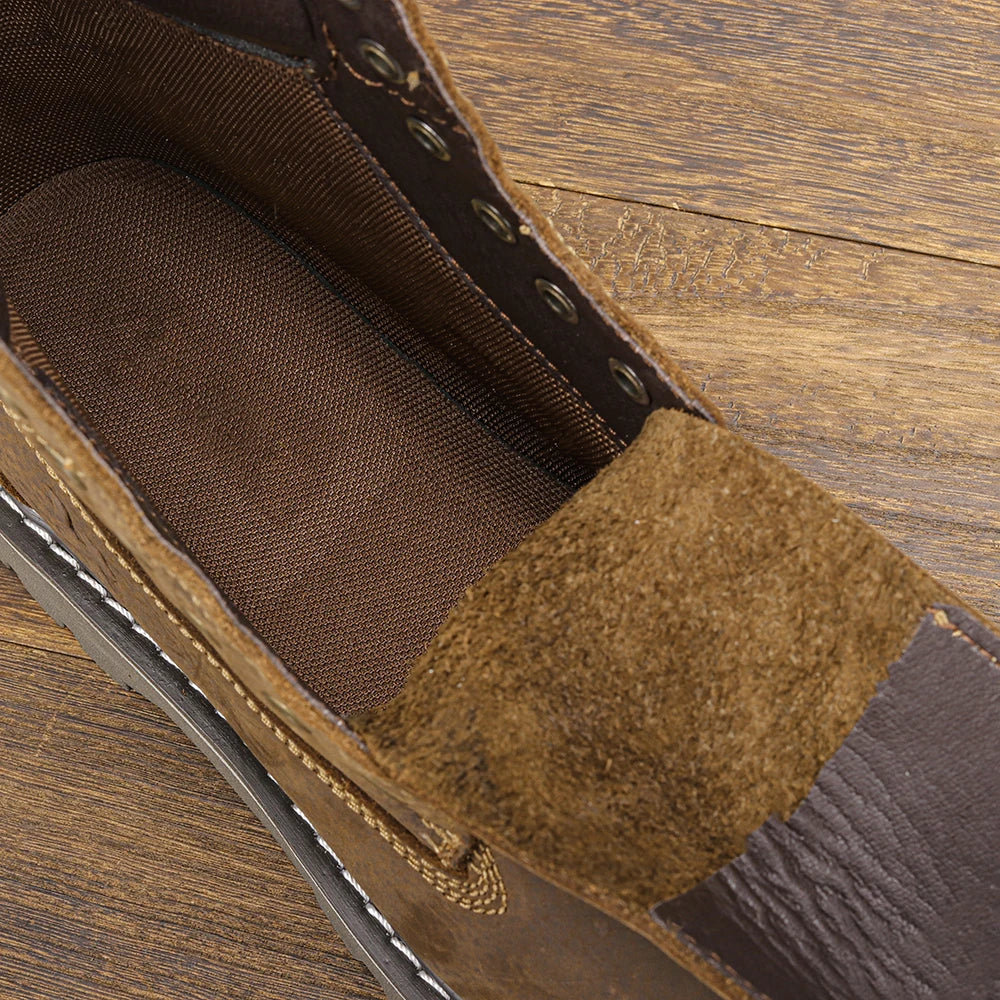 Winterstiefel aus echtem Leder für männer - Wiel