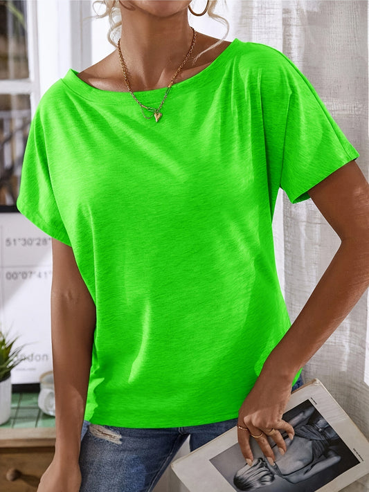 Grünes Leichtes T-Shirt - Fiona