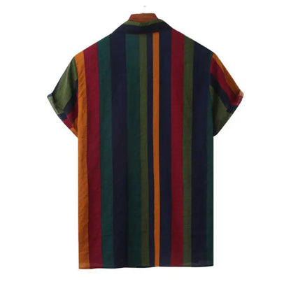 Gestreiftes Hemd in Mehrfarbig - Maria