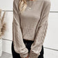 Schicker Pullover mit einfachen Ärmeln