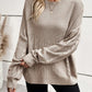 Schicker Pullover mit einfachen Ärmeln