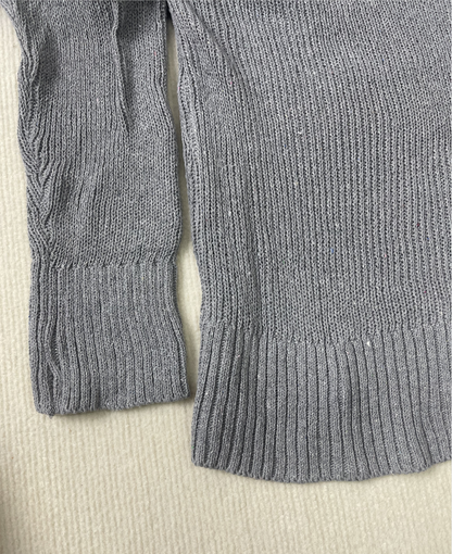 Monci® - Grauer einfarbiger Kapuzenpullover