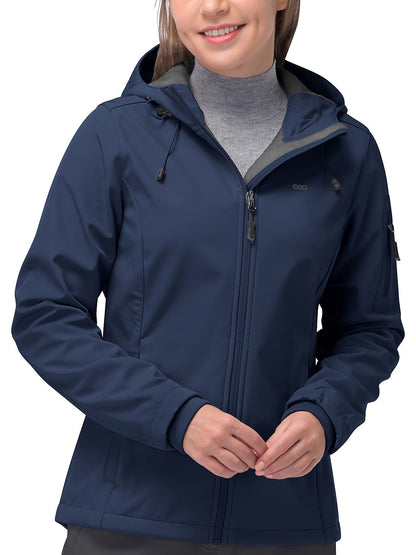 Winddichte Softshell-Jacke speziell für Damen