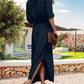 Charmante Utility-Kleid mit Gürtel