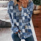 FallStil® - Chambray Distressed Patchwork Top