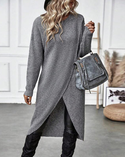 Pullover mit unregelmäßigem Design für Damen