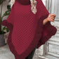 Schicker Poncho-Pullover für den Winter