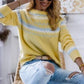 Santvarius® - Frischer gelber langärmeliger Pullover