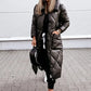 Baumwollene gesteppte Parka-Jacke