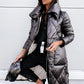 Baumwollene gesteppte Parka-Jacke