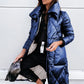Baumwollene gesteppte Parka-Jacke