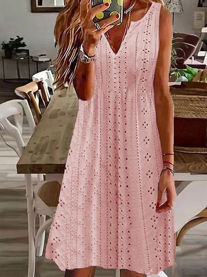 Sophie - Elegantes A-Linien-Kleid in Schwarz