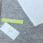 FallStil® - Weißes asymmetrisches langärmeliges Oberteil mit Knopfleiste