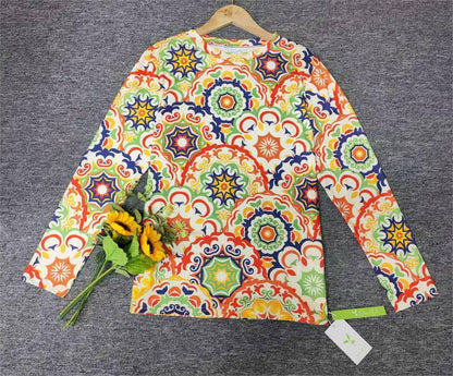 FallStil® - Elegantes Top mit Rundhalsausschnitt