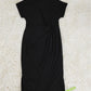PureWear® - Unifarbenes Shiftkleid mit geknotetem Rückenausschnitt