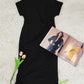 PureWear® - Unifarbenes Shiftkleid mit geknotetem Rückenausschnitt