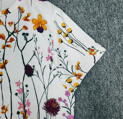 PureWear® - Arizona Garden Weißes Kurzarmtop