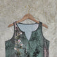 PureWear® - Aquarell-Blume ärmelloses Tank-Top