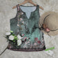 PureWear® - Aquarell-Blume ärmelloses Tank-Top