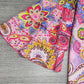 PureWear® - Lila 3/4-Ärmel Print Top