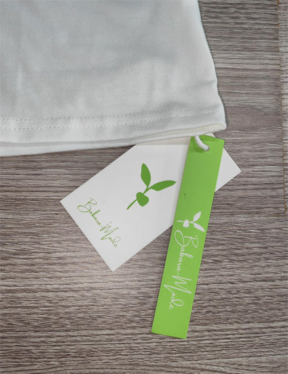 SpringStil® - Weißes kurzärmeliges einfarbiges Top