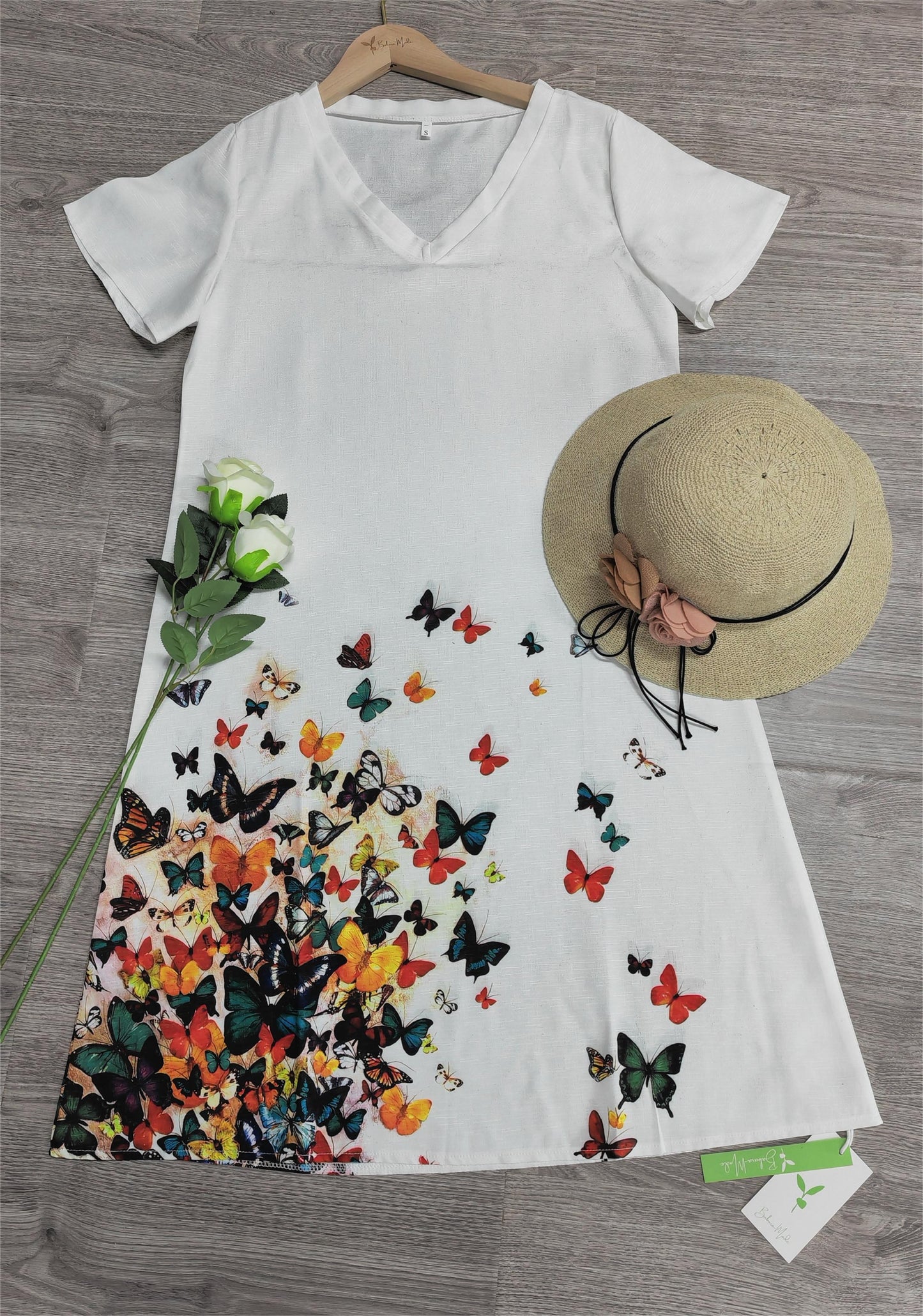 BioBlüte® - Butterfly Dream Bezauberndes Kleid mit Schmetterlingsmotiv