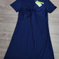 FallStil® - Marineblaues Minikleid mit Twistfront