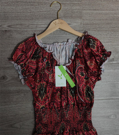 BlütenBliss® - Stop and Stare Maxikleid mit Paisleydruck