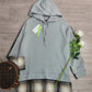 April - Bequemes langärmeliges Patchwork-Sweatshirt
