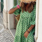 PureWear® - Bohemian Beauty Grünes Maxikleid