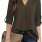 Weinrotes Blusen Shirt - Clara