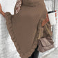 Schicker Poncho-Pullover für den Winter