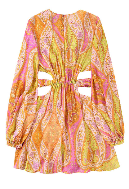 Lara - Paisley Chiffon Sommerkleid