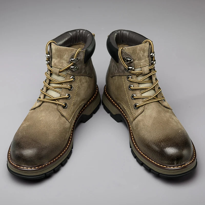 Winterstiefel aus echtem Leder für männer - Wiel