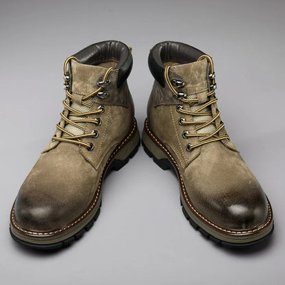 Winterstiefel aus echtem Leder für männer - Wiel