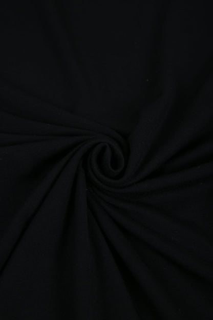 Even&Vil® - Schrägstrich Ausschnitt Metallic Choker Langarm Cape Top