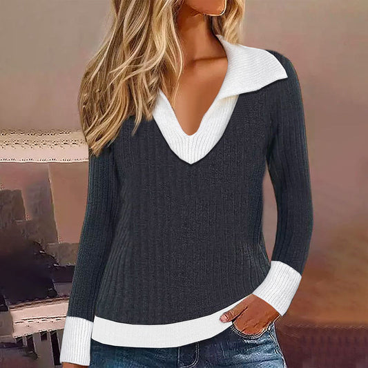 Exquisiter Pullover mit langen Ärmeln