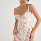 Carmal -Sommerkleid mit Carmen-Print