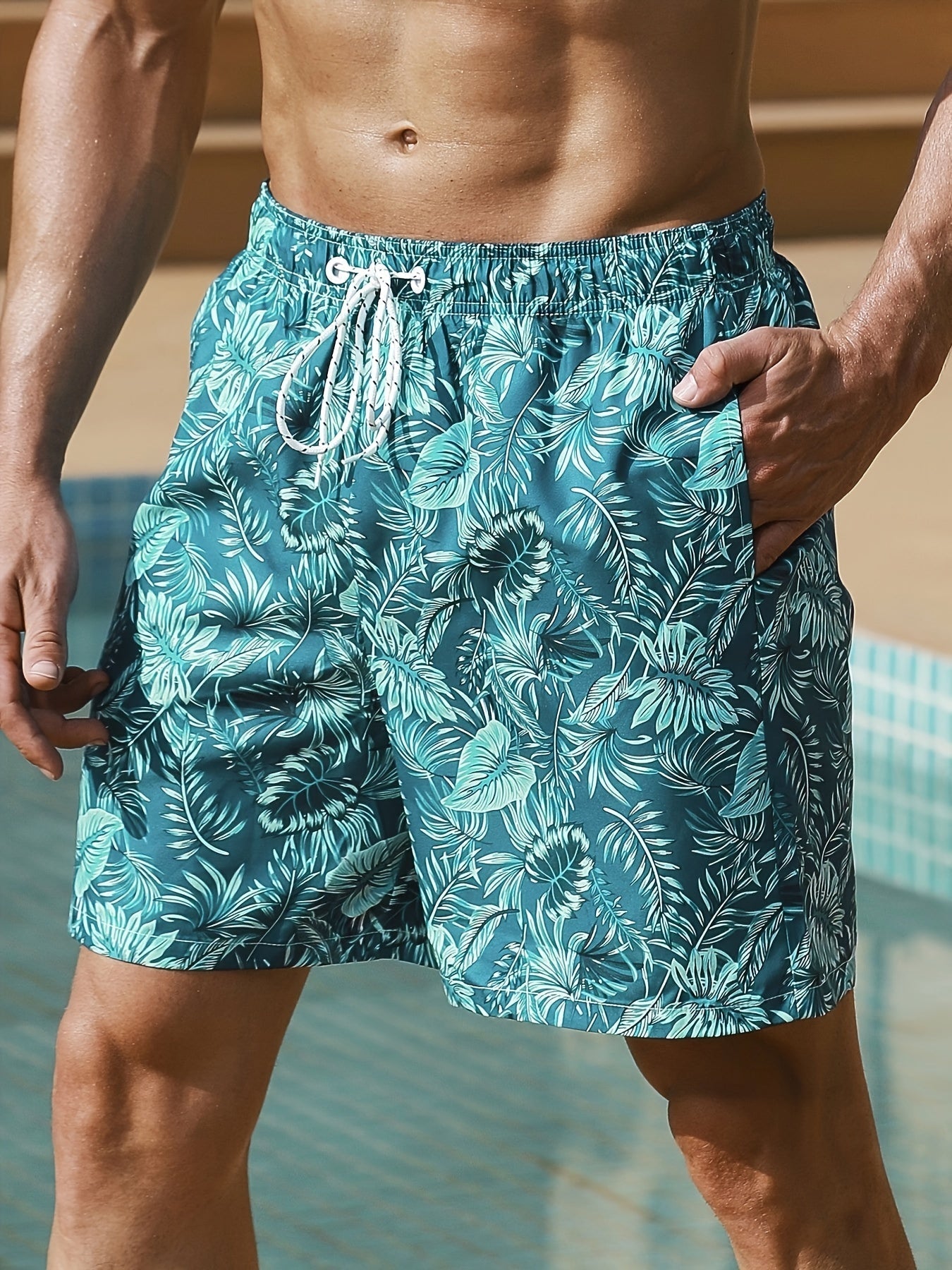 Hawaiianische Shorts mit Muster - Lukas
