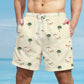 Strandshorts mit Palmenmuster - Tom