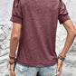 Bordeaux Rüschen-Shirt - Marie