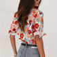 Bunte Blumenbluse - Isabella