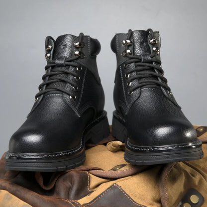Winterstiefel aus echtem Leder für männer - Wiel