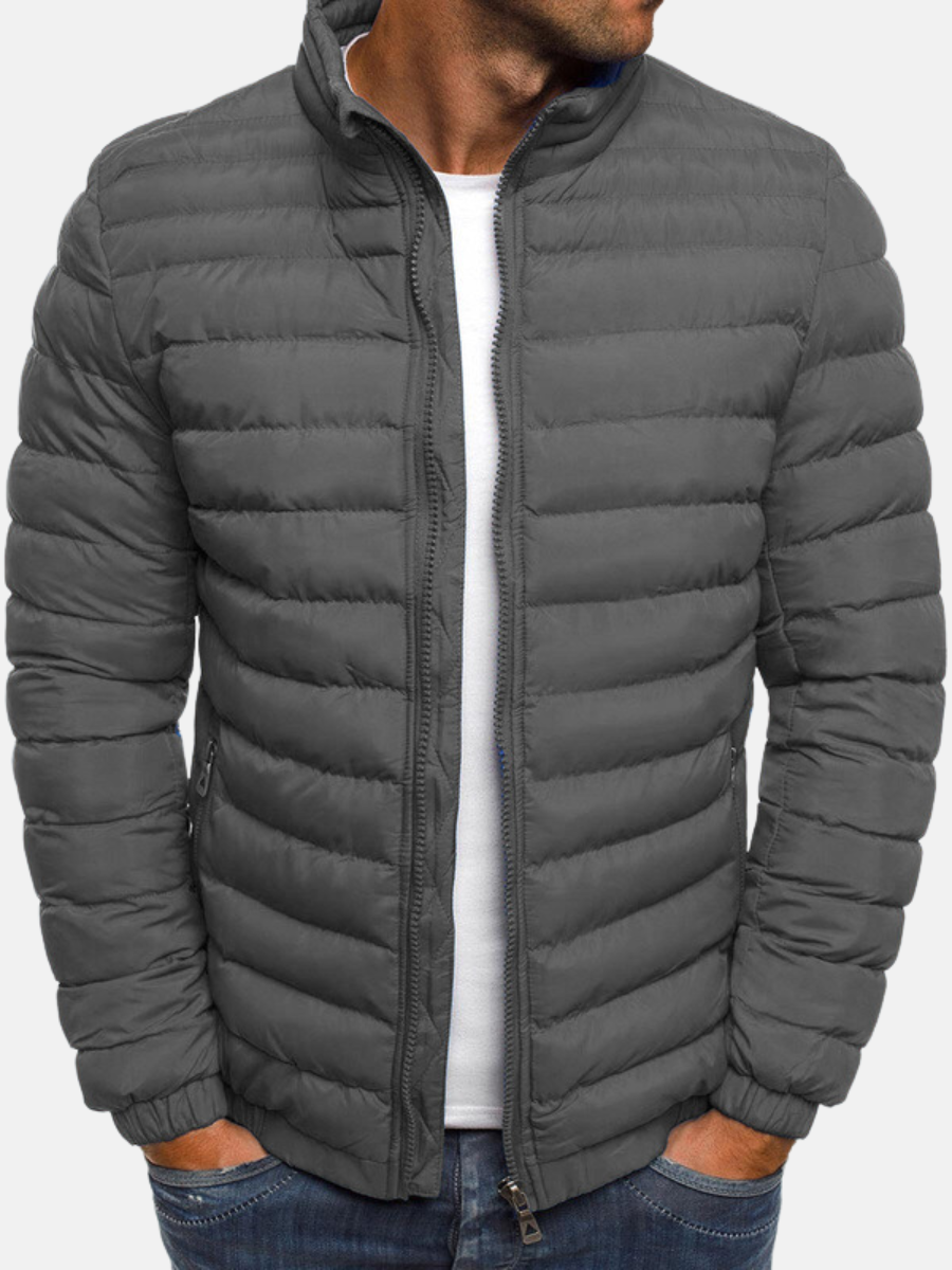 Stilvolle steppjacke für herren