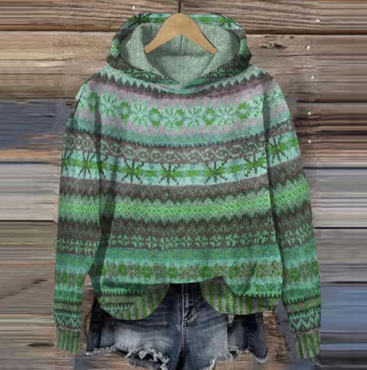 Eefje - Isländischer Vintage-Kapuzenpullover